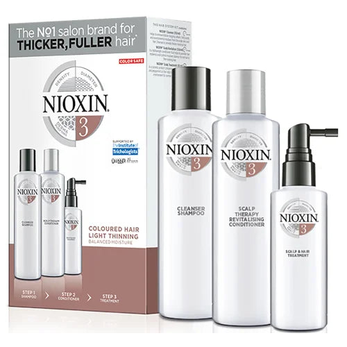 Nioxin 3 Triple Pack x2 150ml x50ml – Halston